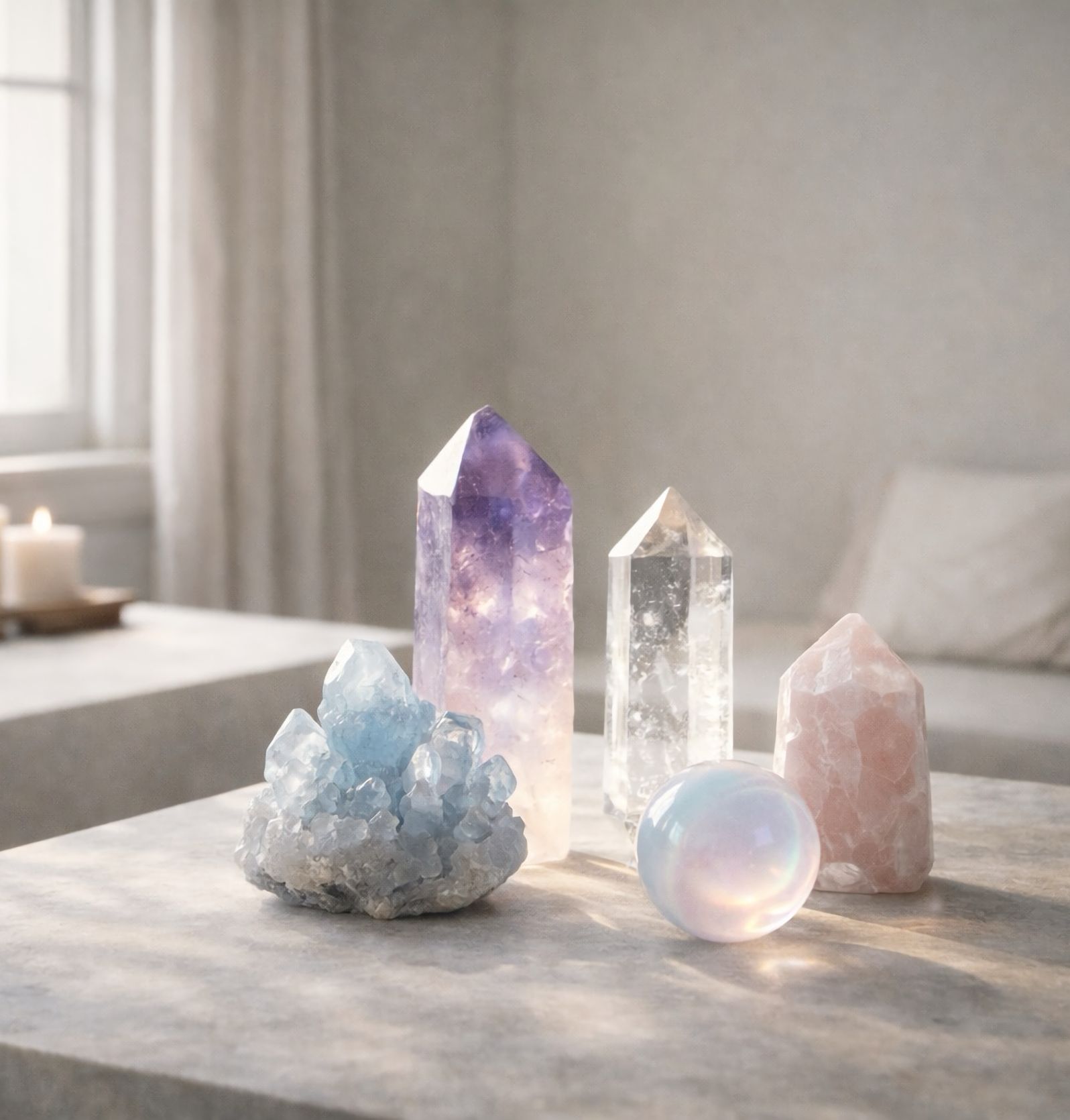 Luce-e-cristalli cristalli luminosi